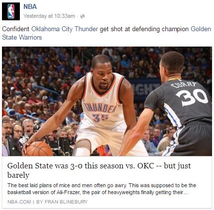 Warriors Thunder