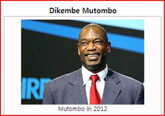 Dikembe Mutombo
