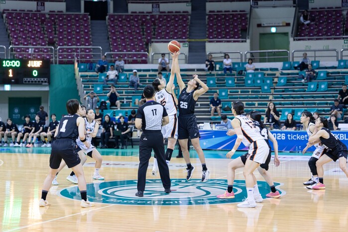 [BK포토] 2026 WKBL 퓨처스리그 아산 우리은행 우리WON vs JUBF 경기 화보